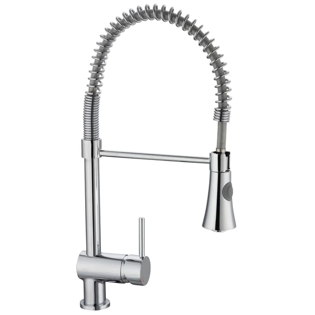 SCHÜTTE Spültischarmatur »CORNWALL«, 1/2", Wassersparend, Messing, chromfarben, 360° schwenkbar - silberfarben