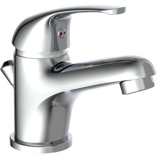 SCHÜTTE Waschtischarmatur »ATHOS«, 1 1/4", Messing, chromfarben - silberfarben