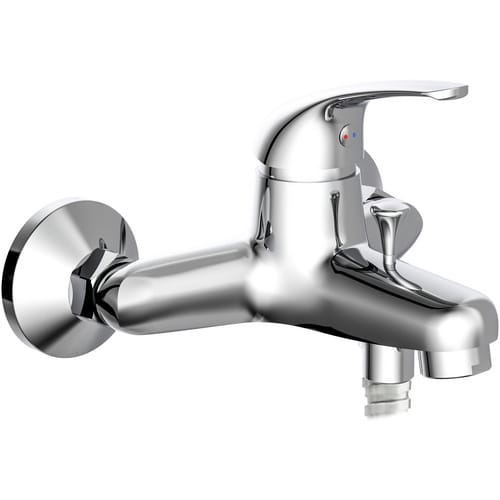 SCHÜTTE Wannenarmatur »ATHOS«, 1/2", Messing, chromfarben - silberfarben