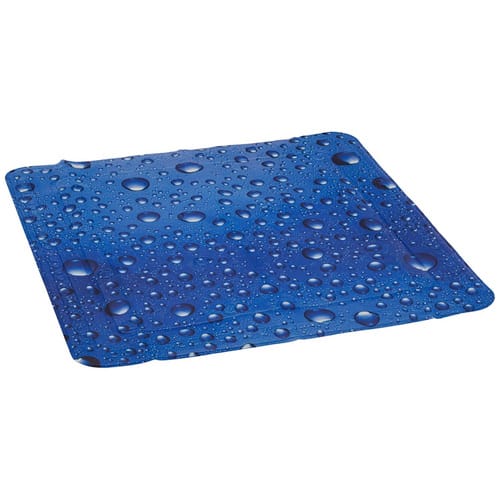 KLEINE WOLKE Duscheinlage »Bubble«, BxL: 55 x 55 cm, quadratisch - blau