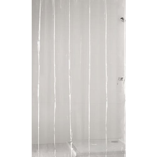 KLEINE WOLKE Duschvorhang »Claro«, BxH: 180 x 200 cm, Uni, transparent