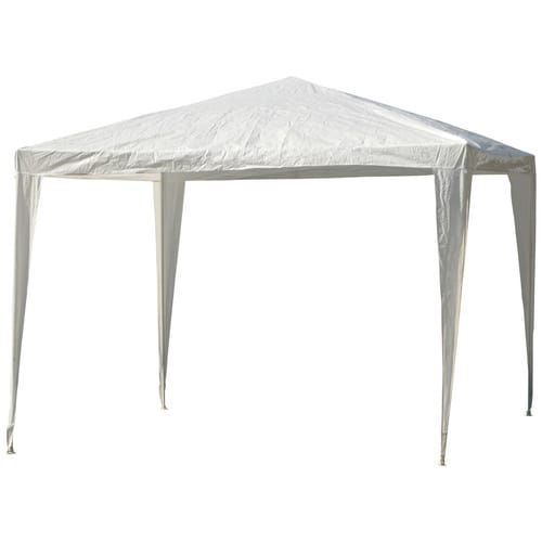 BELLAVISTA Pavillon, Zeltdach, quadratisch, BxHxT: 300 x 250 x 300 cm - weiss