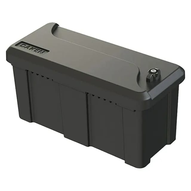 LAS Deichselbox, BxHxL: 25 x 27 x 56 cm, Kunststoff - schwarz