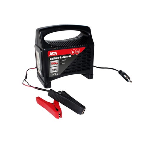 APA Batterieladegerät, 12 V, 6 A - schwarz