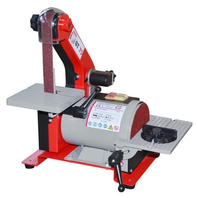 HOLZMANN-MASCHINEN Band-Tellerschleifer »BT75«, 250 W, Elektro, Bandgeschwindigkeit: 914 m/min