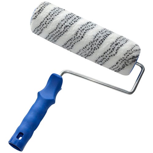 RENOVO Farbroller, Tristop, 25 cm inkl. Griff, Blau | Schwarz | Weiß - weiss