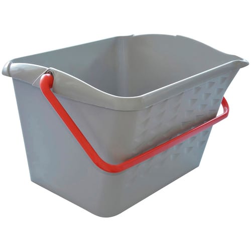 Eimer, 40 cm, Kunststoff - grau
