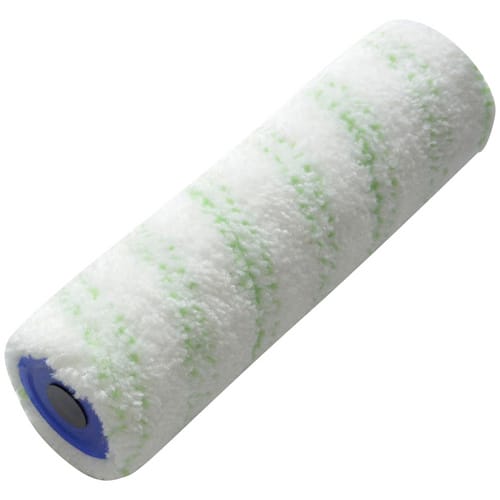RENOVO Farbwalze, Greenstar, 25 cm, 12 mm Florhöhe, Weiß | Grün | Blau - weiss
