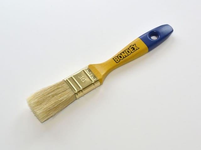 BONDEX Flachpinsel, Arbeitsbreite: 30cm, Holz - gelb