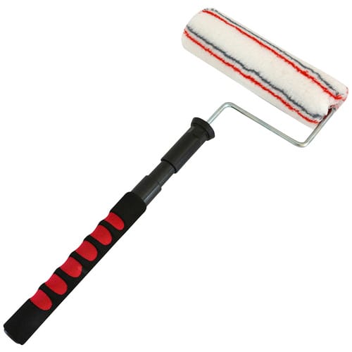 Farbroller-Set, 25 cm, Kunstfaser - schwarz