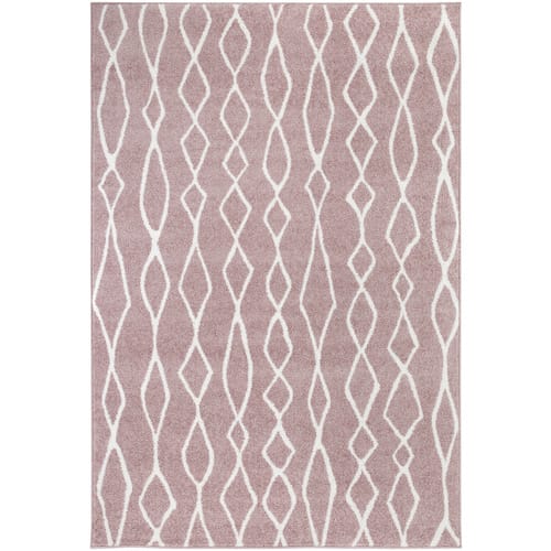 ANDIAMO Web-Teppich »Bolonia«, BxL: 60 x 110 cm, rosenholzfarben - rosa