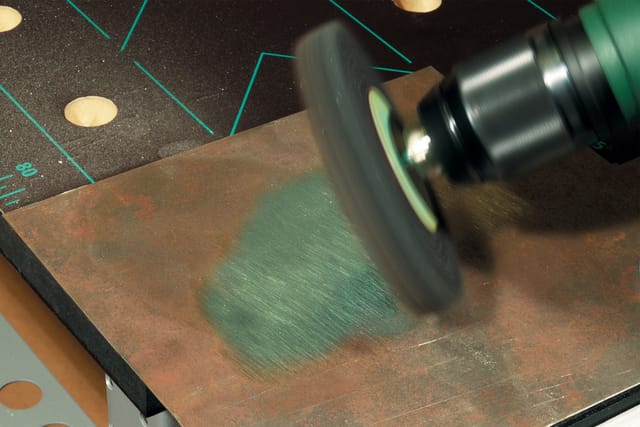 WOLFCRAFT Reinigungsscheibe, Ø 100 mm - schwarz