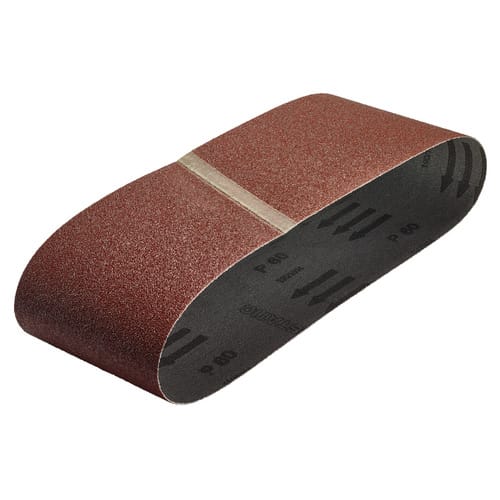 WOLFCRAFT Schleifband, Körnung: k60, Baumwolle/Korund, rot