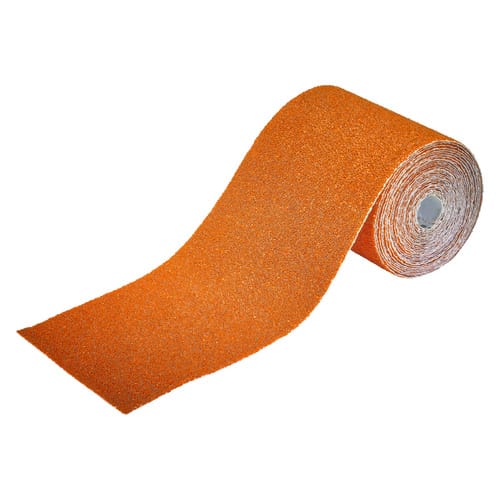 WOLFCRAFT Schleifpapierrolle, Körnung: k40, Korund, rostfarben - rot