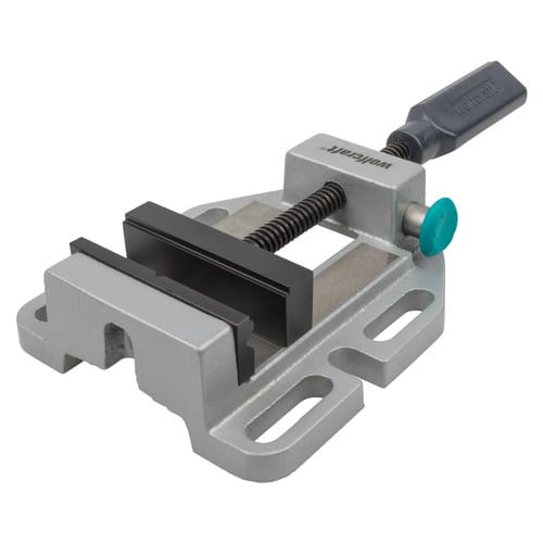 WOLFCRAFT Maschinenschraubstock, Grauguss - silberfarben