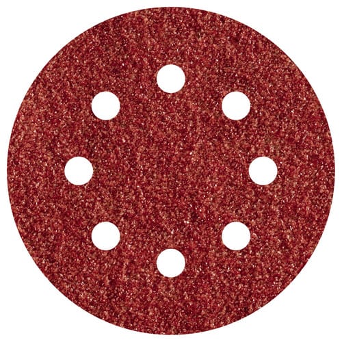 WOLFCRAFT Schleifscheibe, Ø 125 mm, 5 Stück - rot