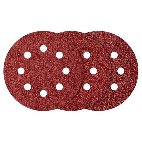 WOLFCRAFT Schleifscheibe, Ø 125 mm, 25 Stück - braun