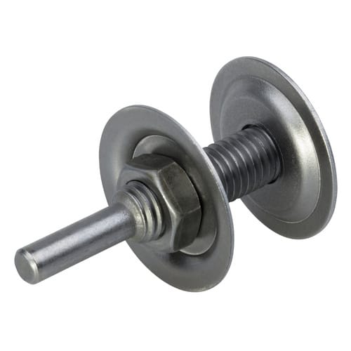 WOLFCRAFT Spanndorn, Ø 10 mm - silberfarben