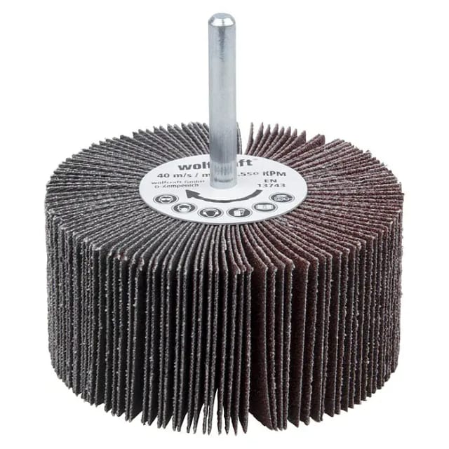 WOLFCRAFT Fächerschleifer, Ø 80 mm - braun