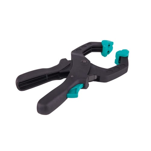 WOLFCRAFT Zwinge, Länge: 22,3 cm, Kunststoff - schwarz