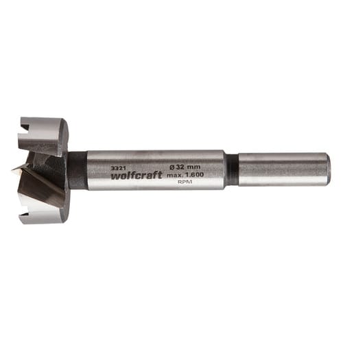 WOLFCRAFT Forstnerbohrer, Ø 32 mm - silberfarben