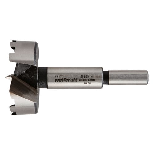 WOLFCRAFT Forstnerbohrer, Ø: 50 mm, WerkzeugStahl (WS) - silberfarben