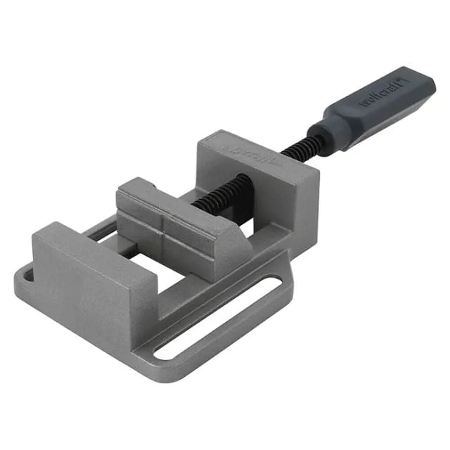 WOLFCRAFT Schraubstock, Aluminiumdruckguss - silberfarben