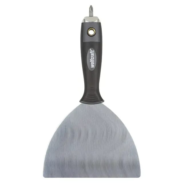WOLFCRAFT Breitspachtel, Länge: 25,5 cm, Stahl - silberfarben