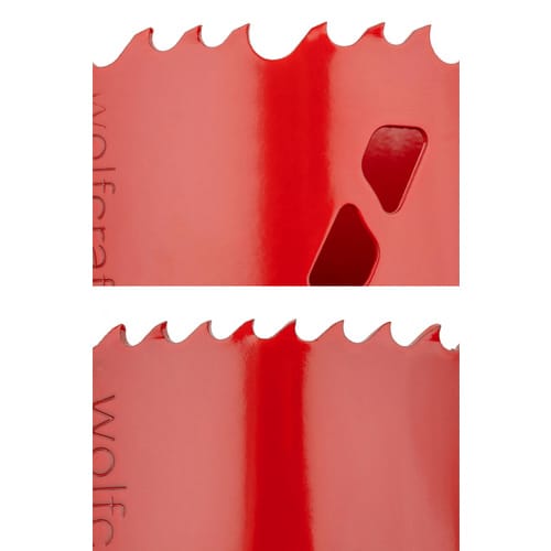 WOLFCRAFT Lochsäge, Ø: 29 mm, Bimetall - rot