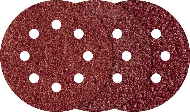 WOLFCRAFT Schleifscheibe, Ø 125 mm, 15 Stück - braun