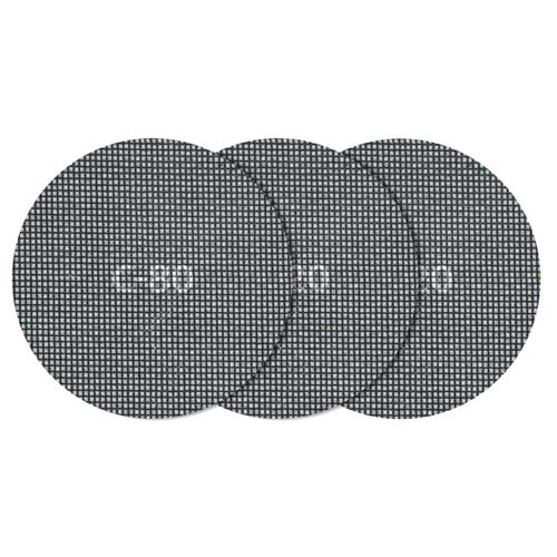 WOLFCRAFT Haft_Gitterleinen_Set, Ø 125 mm - schwarz