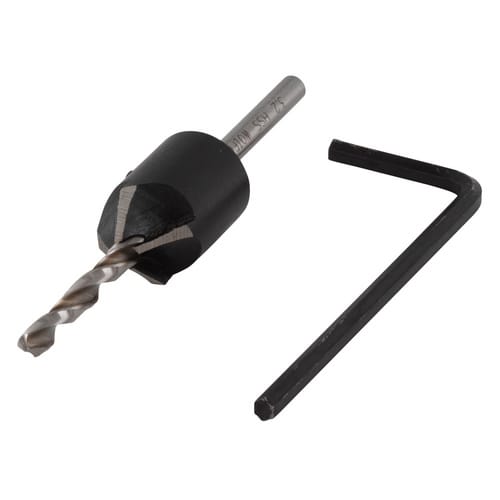 WOLFCRAFT Vorbohrer, Rundschaft, Ø 3,2 – 12 mm - schwarz