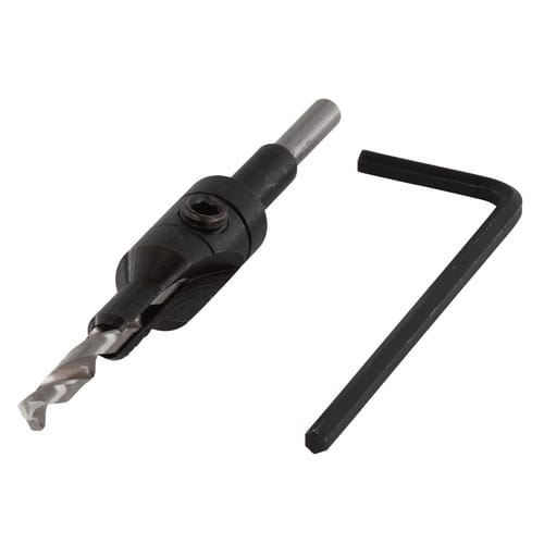 WOLFCRAFT Vorbohrer, Rundschaft, Ø 3,5 – 9,5 mm - schwarz