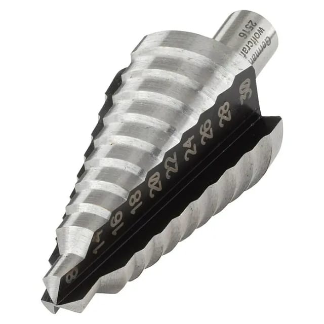 WOLFCRAFT Stufenbohrer, Rundschaft, Ø 8 – 30 mm - silberfarben