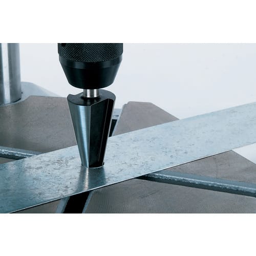 WOLFCRAFT Lochfräser, 10 mm Schaft, Stahl - silberfarben