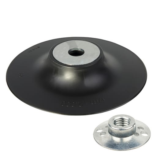 WOLFCRAFT Winkelschleifteller, Ø 125 mm - schwarz