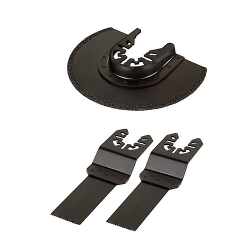 WOLFCRAFT Sägeblatt-Set »PRO«, Bimetall/Kohlenstoffstahl - schwarz