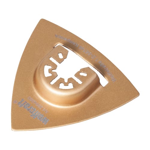 WOLFCRAFT Delta-Schleifplatte »PRO« - goldfarben