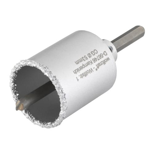 WOLFCRAFT Bohrkranz, Ø: 53 mm, Hartmetall - silberfarben