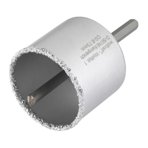 WOLFCRAFT Bohrkranz, Ø: 73 mm, Hartmetall - silberfarben