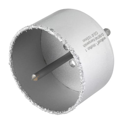 WOLFCRAFT Bohrkranz, Ø: 103 mm, Hartmetall - silberfarben