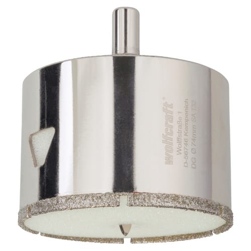 WOLFCRAFT Lochsäge »Ceramic«, Ø: 74 mm, Metall - silberfarben
