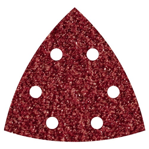 WOLFCRAFT Schleifblatt, 25 Stück - rot