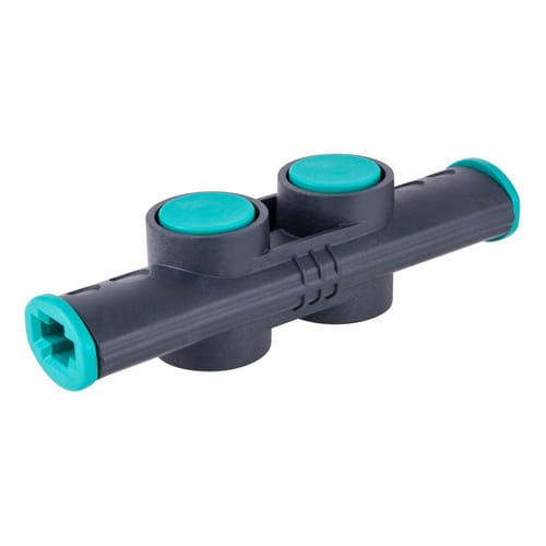 WOLFCRAFT Adapter, Kunststoff, schwarz, tuerkis