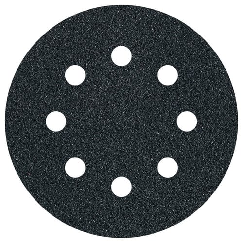 WOLFCRAFT Schleifscheibe, Ø 125 mm, 5 Stück - schwarz