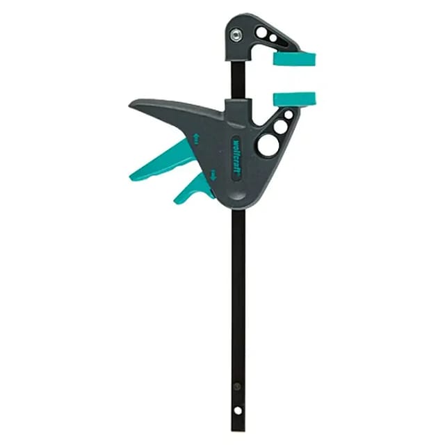 WOLFCRAFT Zwinge, Länge: 21 cm, Kunststoff - tuerkis