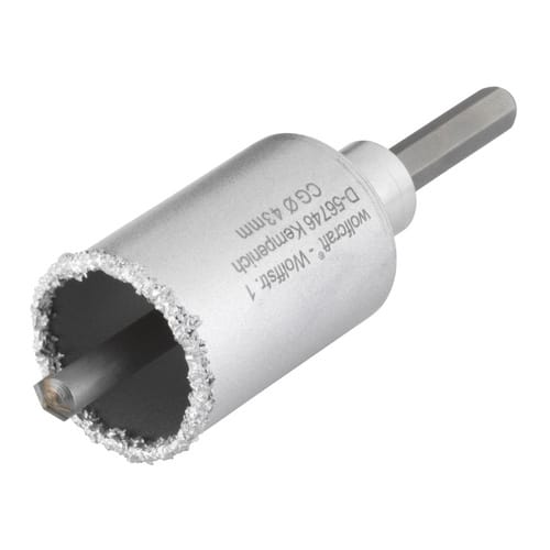 WOLFCRAFT Bohrkranz, Ø: 43 mm, Hartmetall - silberfarben