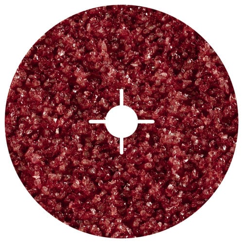 WOLFCRAFT Fiberschleifscheiben, Ø 115 mm, 5 Stück - rot