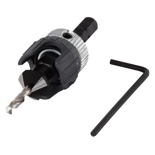 WOLFCRAFT Senkbohrer, 1/4"-Sechskant, Ø 12 mm - grau