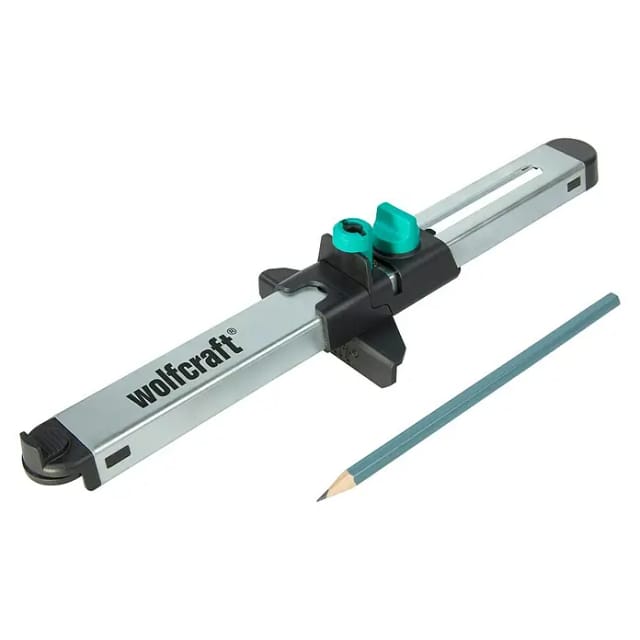 WOLFCRAFT Laminateinpasser, für Laminat, Stahl - silberfarben